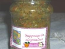 Suppengrün ( eingesalzen ) - Rezept