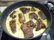 Hauptgerichte : Leber in Kräuter-Crème fraîche - Rezept