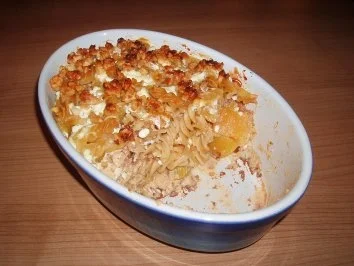 Rezept: Fruchtiger Nudelauflauf Bild Nr. 2 Fruchtiger Nudelauflauf - Rezept - Bild Nr. 2