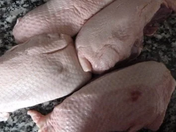 Entenbrust an Perle con Parma zu Apfel-Calvados-Rahm - Rezept - Bild Nr. 6