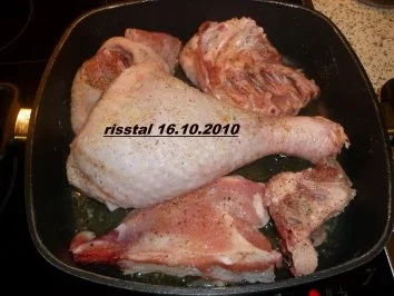 Rezept: Putenkeule geschmort Bild Nr. 4 Putenkeule geschmort - Rezept - Bild Nr. 4