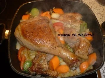 Rezept: Putenkeule geschmort Bild Nr. 6 Putenkeule geschmort - Rezept - Bild Nr. 6