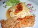 Beilagen: Kartoffelgratin und Putenschnitzel - Rezept