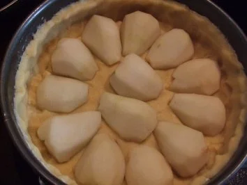 Rezept: Puddingkuchen mit Birnen Bild Nr. 3 Puddingkuchen mit Birnen - Rezept - Bild Nr. 3