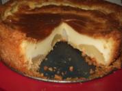 Puddingkuchen mit Birnen - Rezept