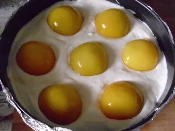 Rezept: Pfirsich-Käsekuchen mit Schokoboden Bild Nr. 7 Pfirsich-Käsekuchen mit Schokoboden - Rezept - Bild Nr. 7