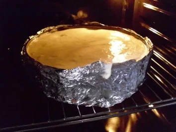 Rezept: Pfirsich-Käsekuchen mit Schokoboden Bild Nr. 9 Pfirsich-Käsekuchen mit Schokoboden - Rezept - Bild Nr. 9