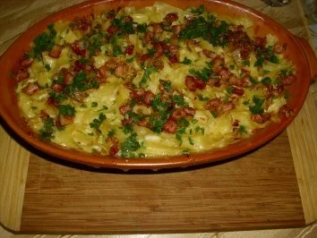 Rezept: Tiroler Schichtnudeln mit Speck Bild Nr. 5 Tiroler Schichtnudeln mit Speck - Rezept - Bild Nr. 5