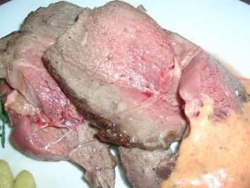 Entrecote mit Grillpaprikaschaum und Schupfnudeln - Rezept - Bild Nr. 3