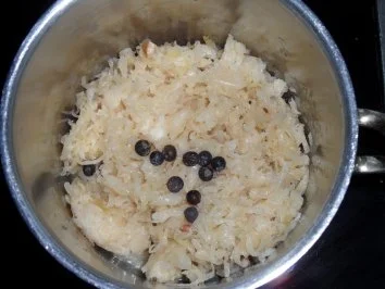 Frische Blut- und Leberwurst mit Sauerkraut & Püree - Rezept - Bild Nr. 2