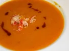 Suppe: Exotische Kürbissuppe mit Flusskrebs-Einlage - Rezept