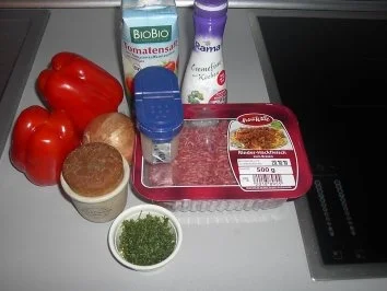 Paprikahackfleisch mit Bandnudeln - Rezept - Bild Nr. 4