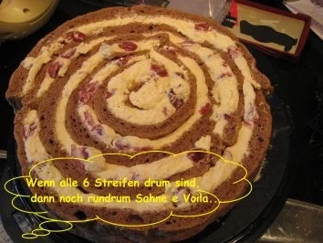 Rezept: Torte- Verquerte Schwarzwälder Bild Nr. 8 Torte- Verquerte Schwarzwälder - Rezept - Bild Nr. 8