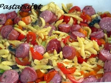 Rezept: Gratinierte Spätzlepfanne Bild Nr. 2 Gratinierte Spätzlepfanne - Rezept - Bild Nr. 2