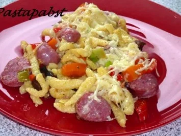 Rezept: Gratinierte Spätzlepfanne Bild Nr. 5 Gratinierte Spätzlepfanne - Rezept - Bild Nr. 5