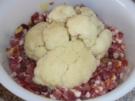 Gemüse: Blumenkohl im Kartoffel - Schinkenbett - Rezept