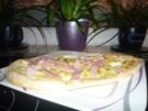 Flammkuchen Porree- Schinken - Rezept