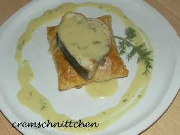 Rezept: Schwertfisch an Senf - Dill - Soße Schwertfisch an Senf - Dill - Soße - Rezept