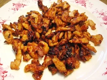 Mariniertes Schnitzel aus dem Wok mit  Nudeln und Gemüse - Rezept - Bild Nr. 6