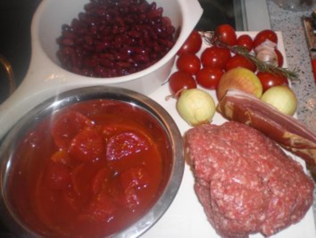 Bohnen-Tomatentopf  mit Hackfleisch - Rezept - Bild Nr. 2