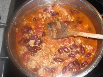 Bohnen-Tomatentopf  mit Hackfleisch - Rezept - Bild Nr. 6