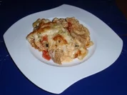 Rezept: Herzhafter Nudelauflauf mit Kalbsgeschnetzeltem Herzhafter Nudelauflauf mit Kalbsgeschnetzeltem - Rezept