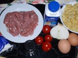 Herzhafter Nudelauflauf mit Kalbsgeschnetzeltem - Rezept - Bild Nr. 2