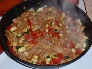 Herzhafter Nudelauflauf mit Kalbsgeschnetzeltem - Rezept - Bild Nr. 5