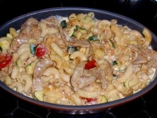 Herzhafter Nudelauflauf mit Kalbsgeschnetzeltem - Rezept - Bild Nr. 8