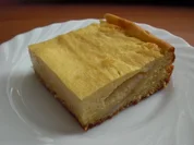 Apfelkuchen mit Marzipanpudding-Guss - Rezept