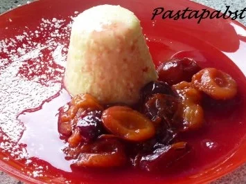 Orangenflammerie mit Portweinpflaumen - Rezept - Bild Nr. 2