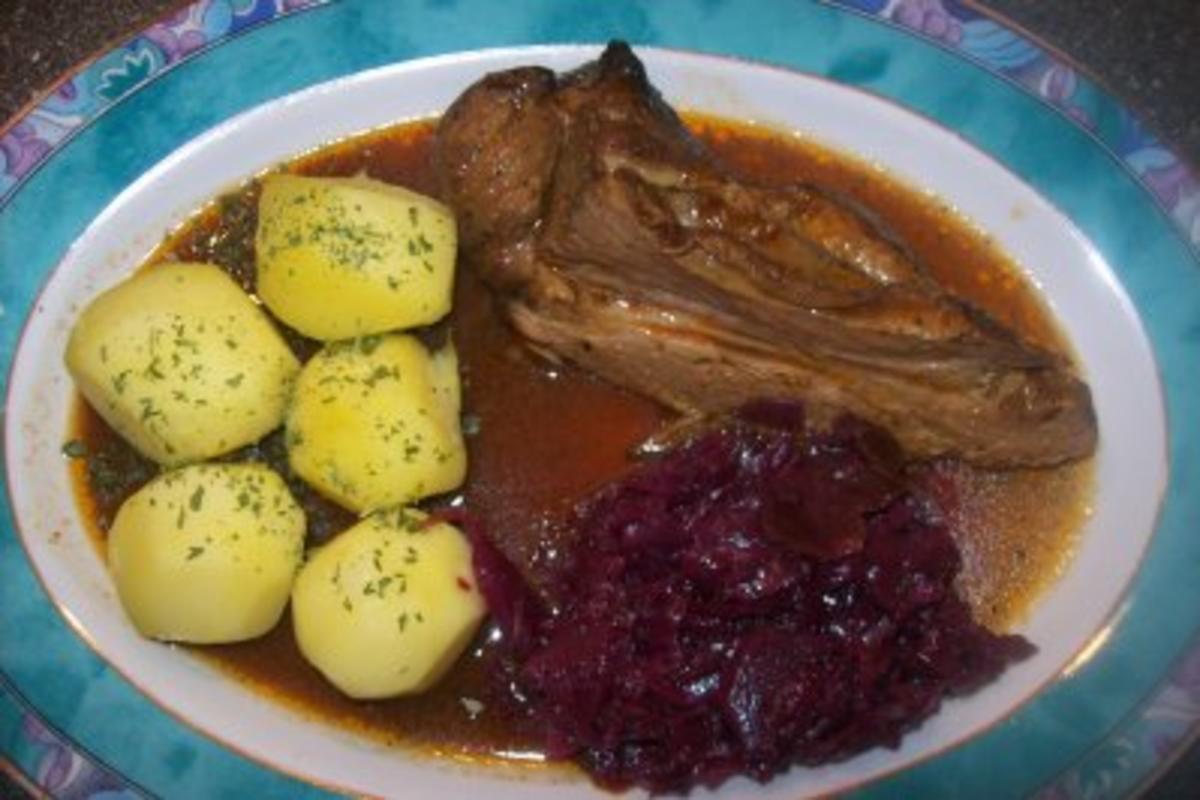 Bilder für Schmorrippchen Dicke Rippe und Schweinebraten - Rezept