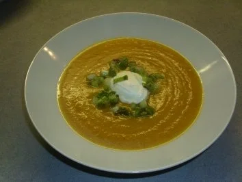 Suppen: Kürbis-Möhren-suppe - Rezept
