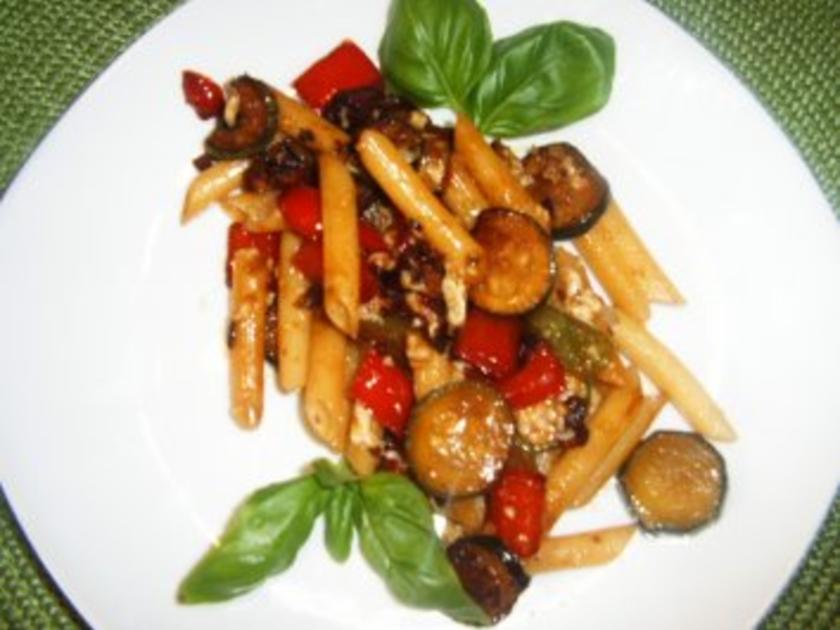 Penne-Gemüse- Pfanne - Rezept mit Bild - kochbar.de