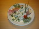 Matjesfilet auf Pumpernickel  (Aalrauchmatjes) - Rezept