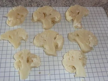 Gemüse: Blumenkohl gebraten an Bèchamelsauce - Rezept - Bild Nr. 3