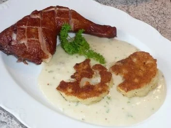 Gemüse: Blumenkohl gebraten an Bèchamelsauce - Rezept - Bild Nr. 2