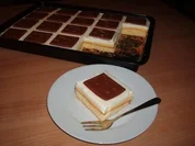 Schokokeks-Kuchen mit Orangenpudding - Rezept