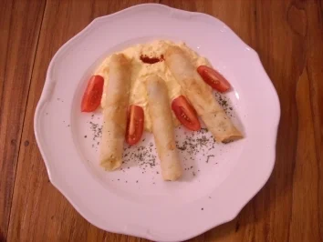 Rezept: Börek mit feiner Möhrenpaste Börek mit feiner Möhrenpaste - Rezept