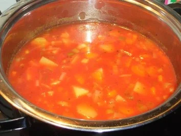 Mein Kartoffel-Eintopf mit Würstchen - Rezept - Bild Nr. 6