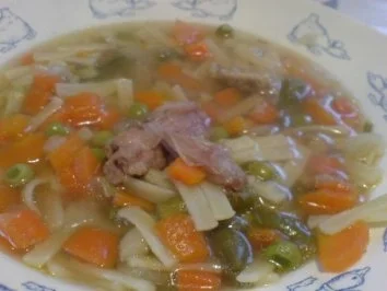 Entenklein-Gemüsebrühe - Rezept