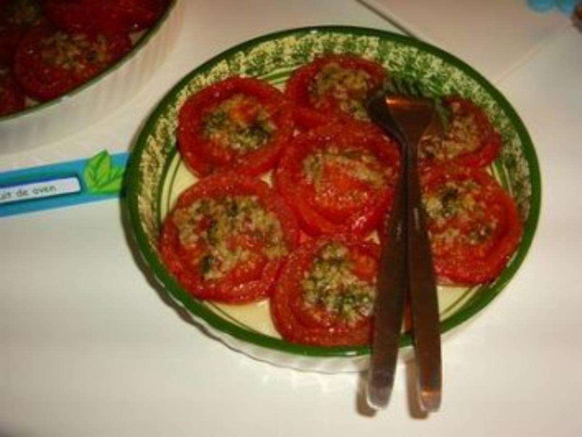 Tomaten mit Knoblauch aus dem Ofen - Rezept