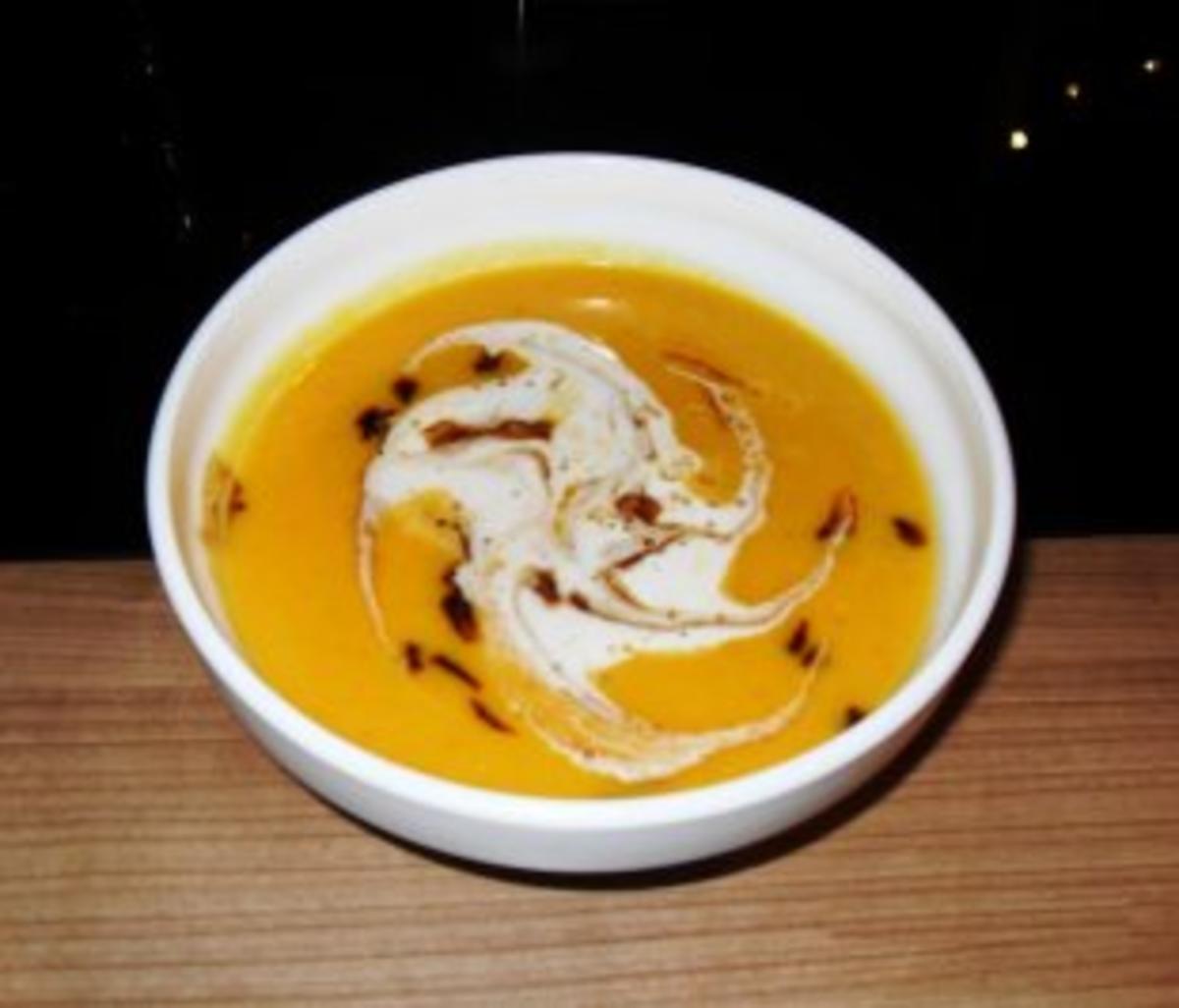 Rezept Kürbissuppe Hokkaido Ingwer Kokosmilch - Rezept mit Bild