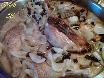 Geflügel/ Wild:Gänsekeulen mit gedünsteten Feigen,Rahmwirsing-Soufflé und Petersilienpüree - Rezept - Bild Nr. 4