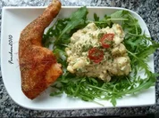 "Cajun-Spice"Hähnchen an Kartoffel-Ruccola-Salat - Rezept