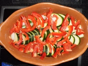 Rezept: Kartoffel-Zucchini Auflauf Bild Nr. 4 Kartoffel-Zucchini Auflauf - Rezept - Bild Nr. 4