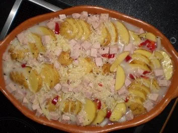 Rezept: Kartoffel-Zucchini Auflauf Bild Nr. 8 Kartoffel-Zucchini Auflauf - Rezept - Bild Nr. 8