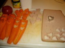 Karotten-Ingwer-Suppe mit Herzchen - Rezept