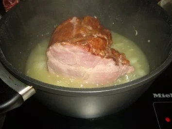 Rezept: Schweinenacken goldgelb geräuchert Bild Nr. 3 Schweinenacken goldgelb geräuchert - Rezept - Bild Nr. 3