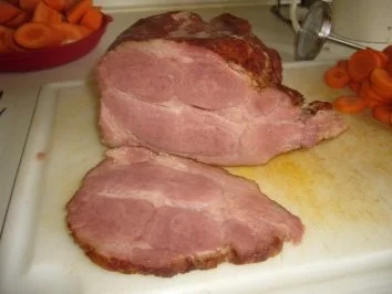 Rezept: Schweinenacken goldgelb geräuchert Bild Nr. 4 Schweinenacken goldgelb geräuchert - Rezept - Bild Nr. 4